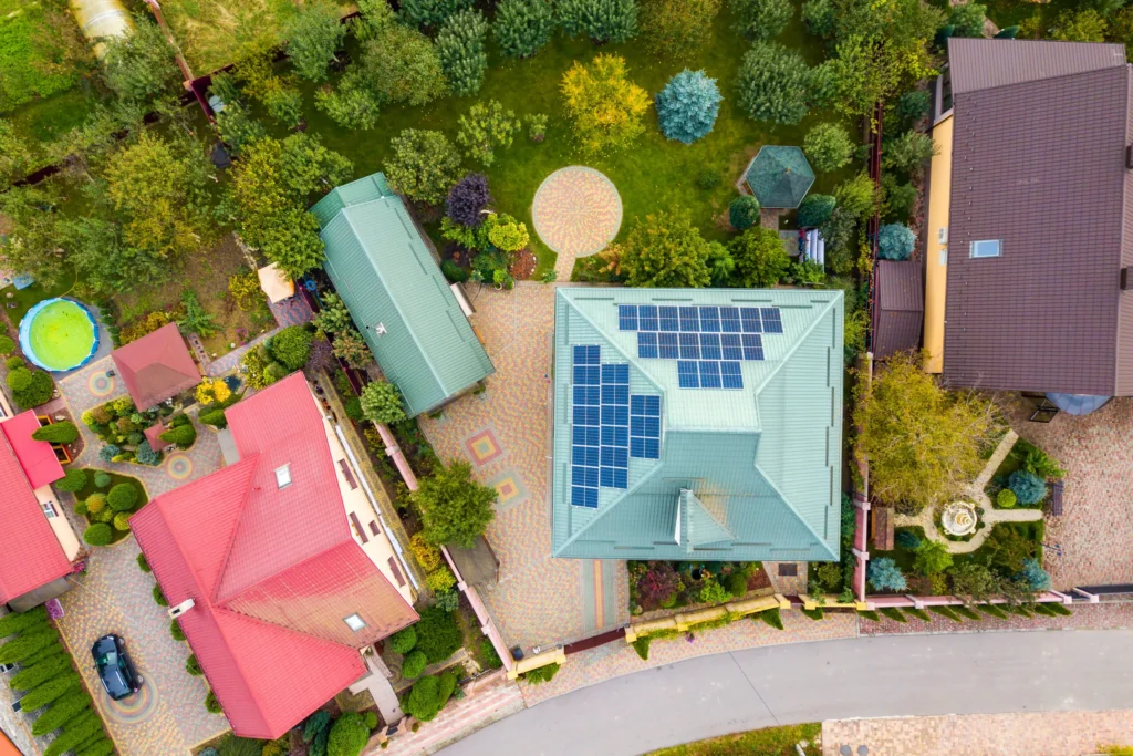 Aerial View Of A Rural Private House With Solar Ph 2023 11 27 05 08 49 Utc Scaled